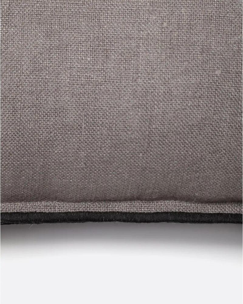 NADIVI cushion cover in linen 50 x 50 cm in grey colour