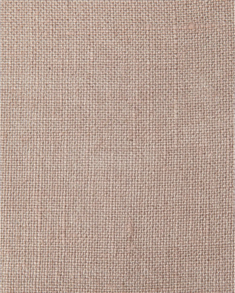 Housse de coussin NADIVI en lin 50 x 50 cm en couleur beige