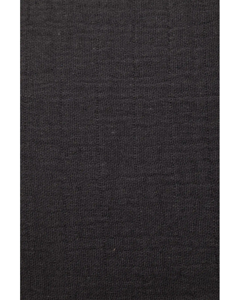 NADU towel in recycled cotton 200 x 100 cm in charcoal grey colour