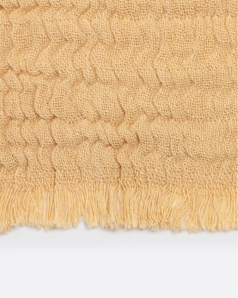 NADU towel in recycled cotton 200 x 100 cm in beige colour