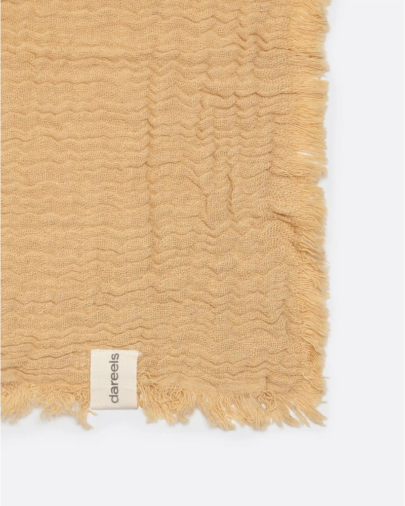 NADU towel in recycled cotton 200 x 100 cm in beige colour