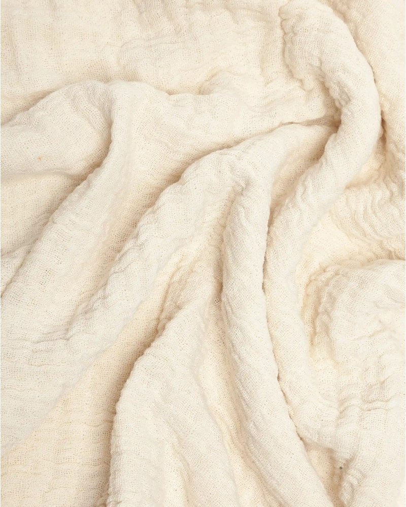 Serviette NADU en coton recyclé 200 x 100 cm couleur blanche