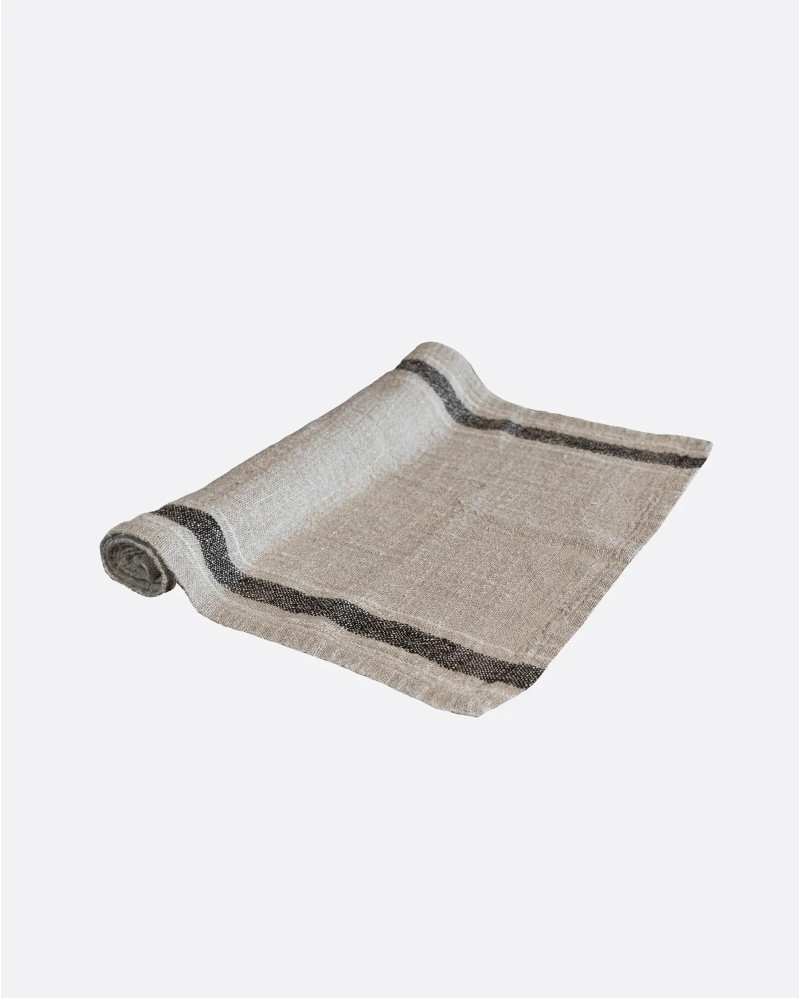 NASIK table runner in linen 150 x 50 cm