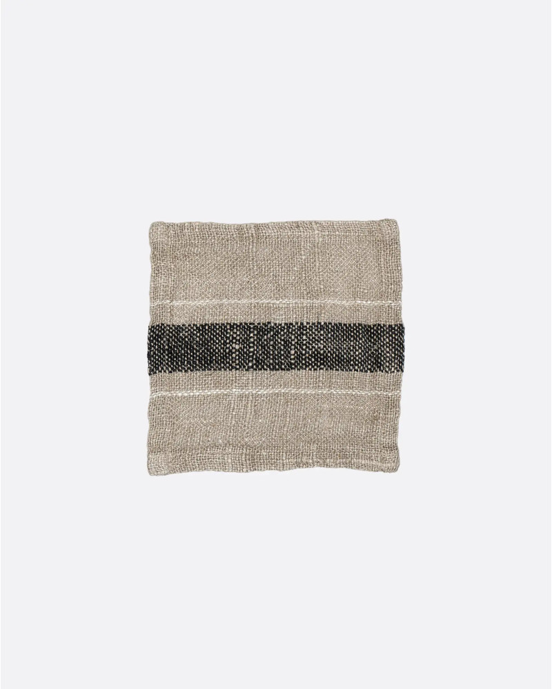 NASIK coaster in linen 14 x 14 cm. Set of 6 units