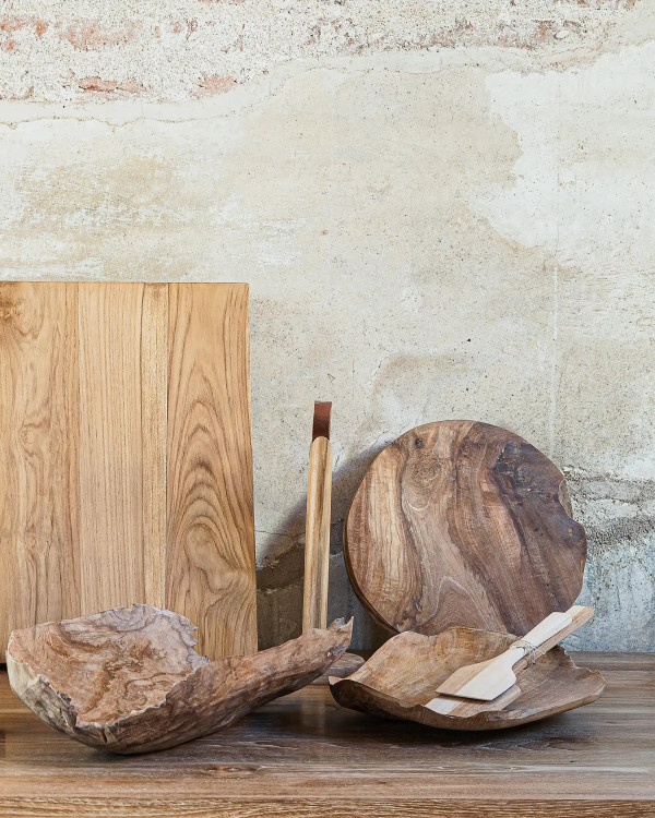 FLAT spoon in recycled teak...