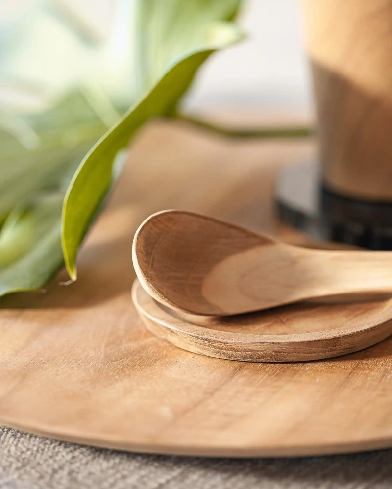 TAPA spoon in recycled teak wood 13 x 4 x 4 cm