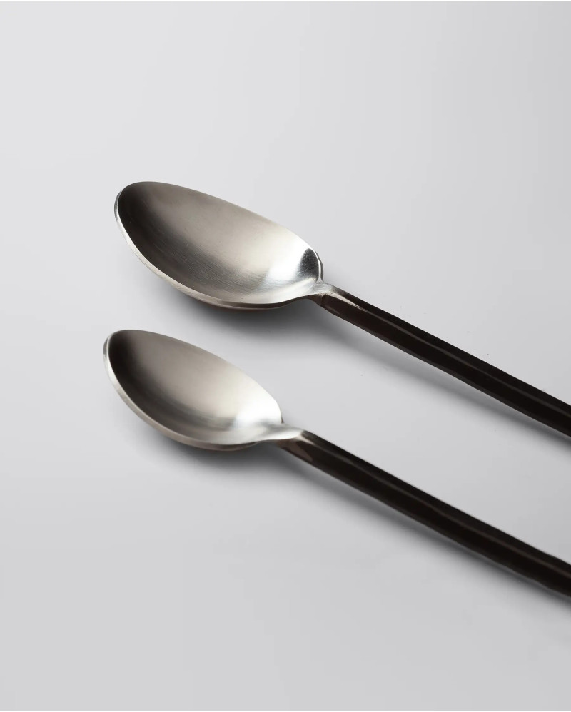 TUTUPI cutlery in stainless steel 23 x 0,5 x 4 cm in silver colour. Set of 4 units