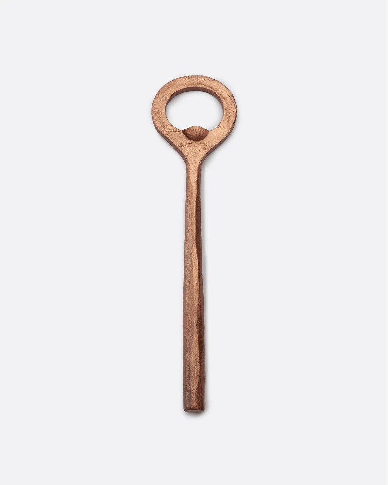 TUTUPI bottle opener in stainless steel 15 x 0,5 x 4 cm in copper colour