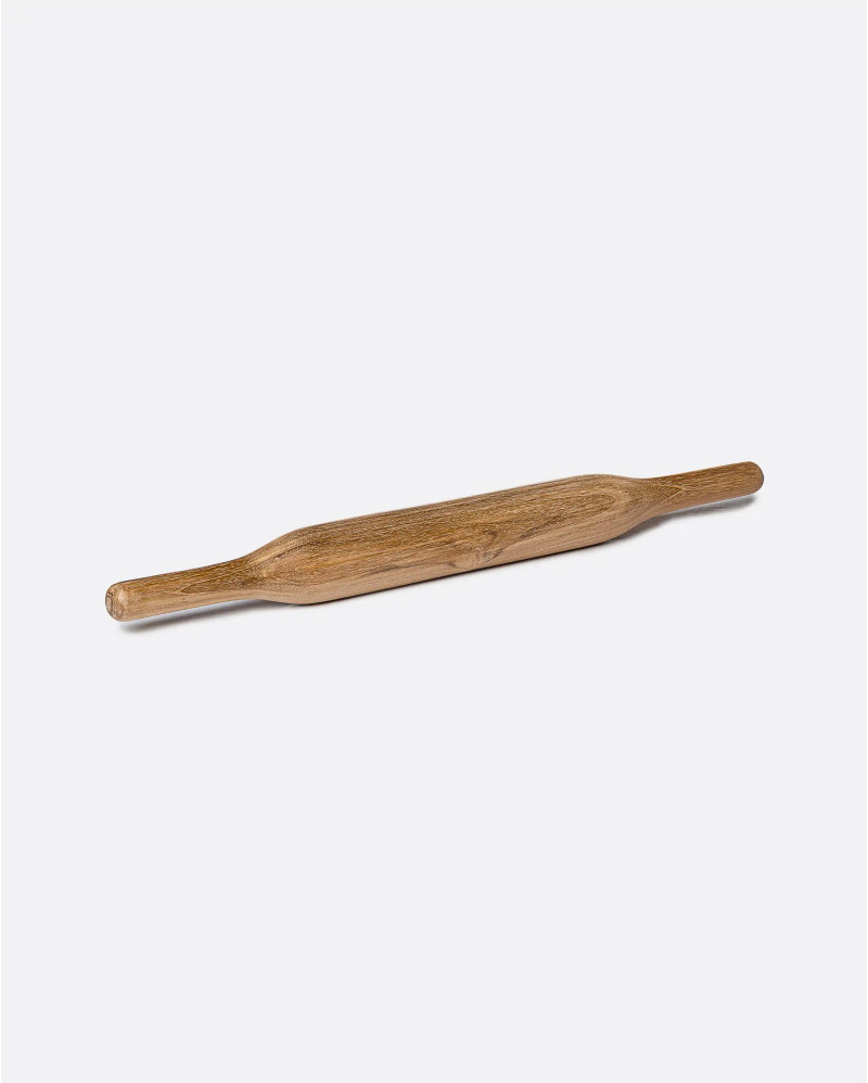 ROLLER rolling pin in recycled teak wood 50 x 7 x 7 cm