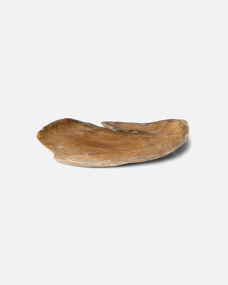 Bol ULTRAFINE de raíz de teca Ø 32 cm x 4 cm de altura