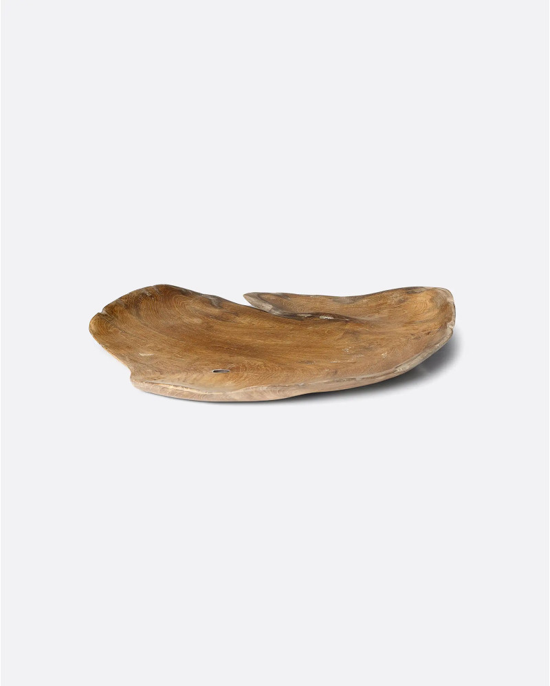 ULTRAFINE bowl in teak root Ø 32 cm x 4 cm high