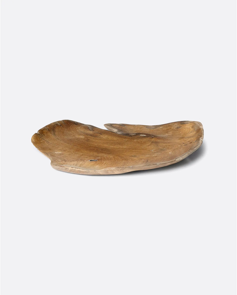 ULTRAFINE bowl in teak root Ø 42 cm x 4 cm high