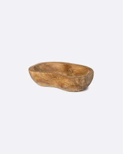 CURVE bowl in teak root 23...