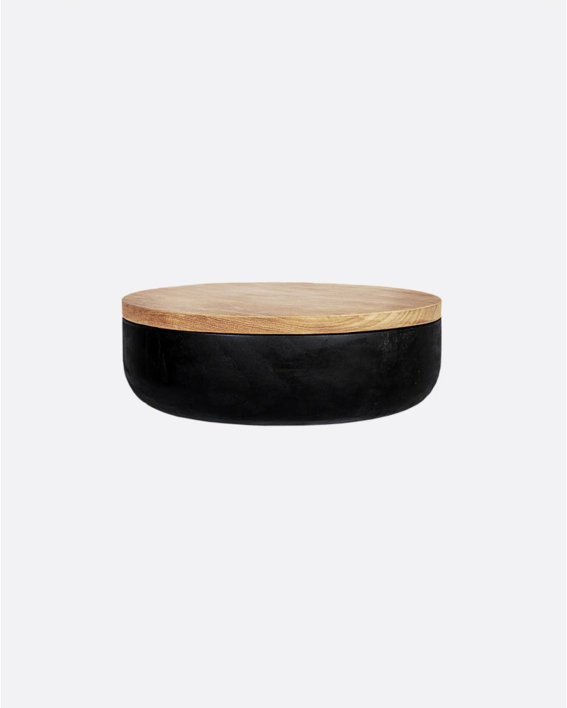 MANGKOK bol de madera de teca Ø 24 cm x 7 cm de altura