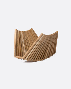 YOGUI bread basket in teak...