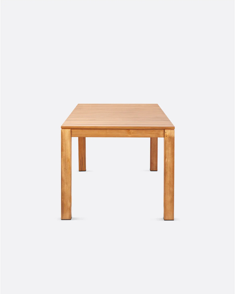 GENESIS Outdoor dining table in teak wood 200 x 90 x 76 cm