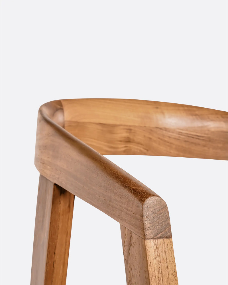 Silla de exterior ARC de madera de teca 56 x 57 x 76 cm