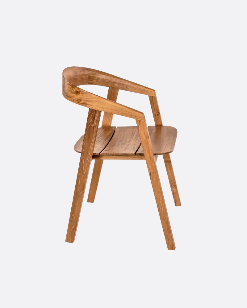 ARC outdoor chair in teak wood 56 x 57 x 76 cm