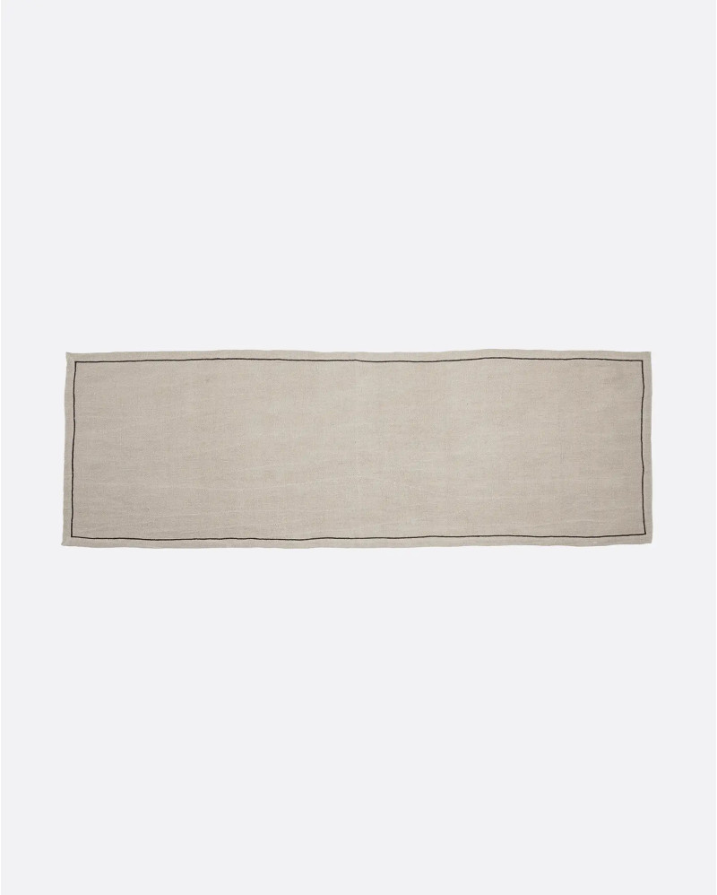 YAMPUR table runner in linen 50 x 150 cm in natural colour