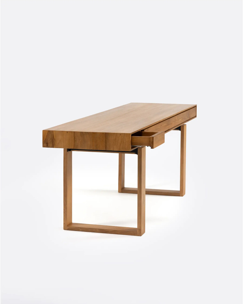 Bureau SINJAI en bois de teck recyclé 160 x 64 x 76 cm