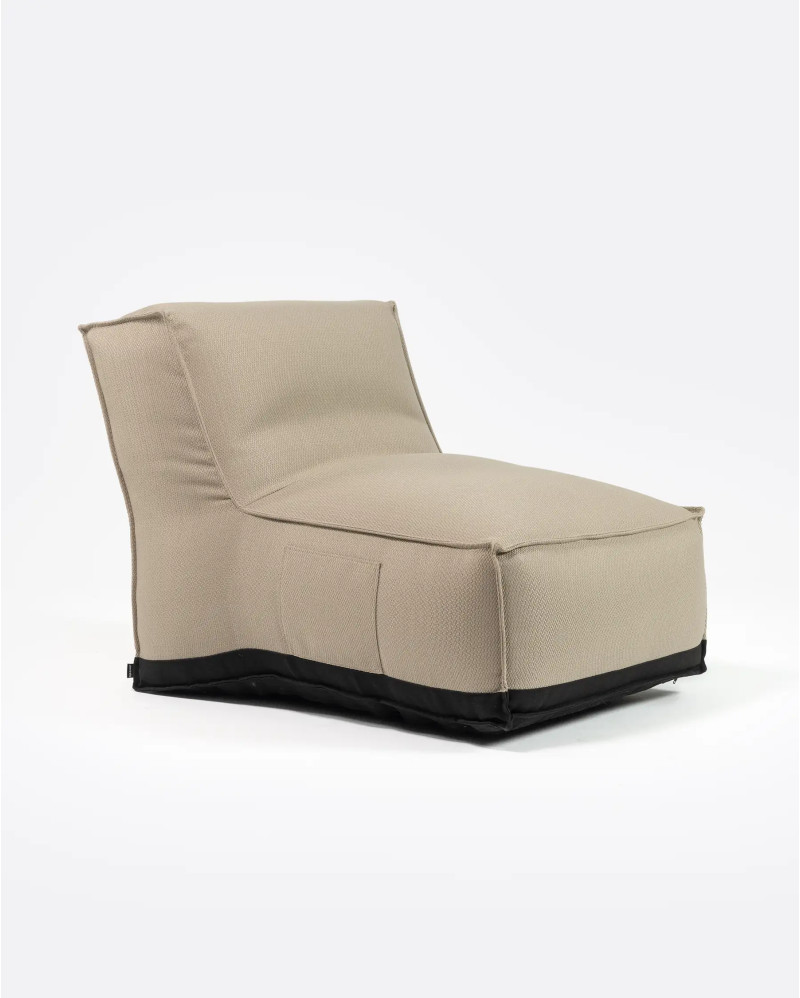 CACCINI 1-seater outdoor sofa 80 x 95 x 80 cm in natural colour