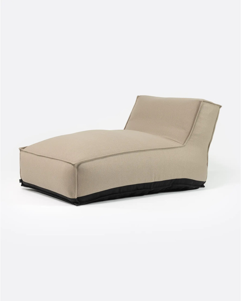 CACCINI outdoor chaise longue 90 x 145 x 80 cm in natural colour