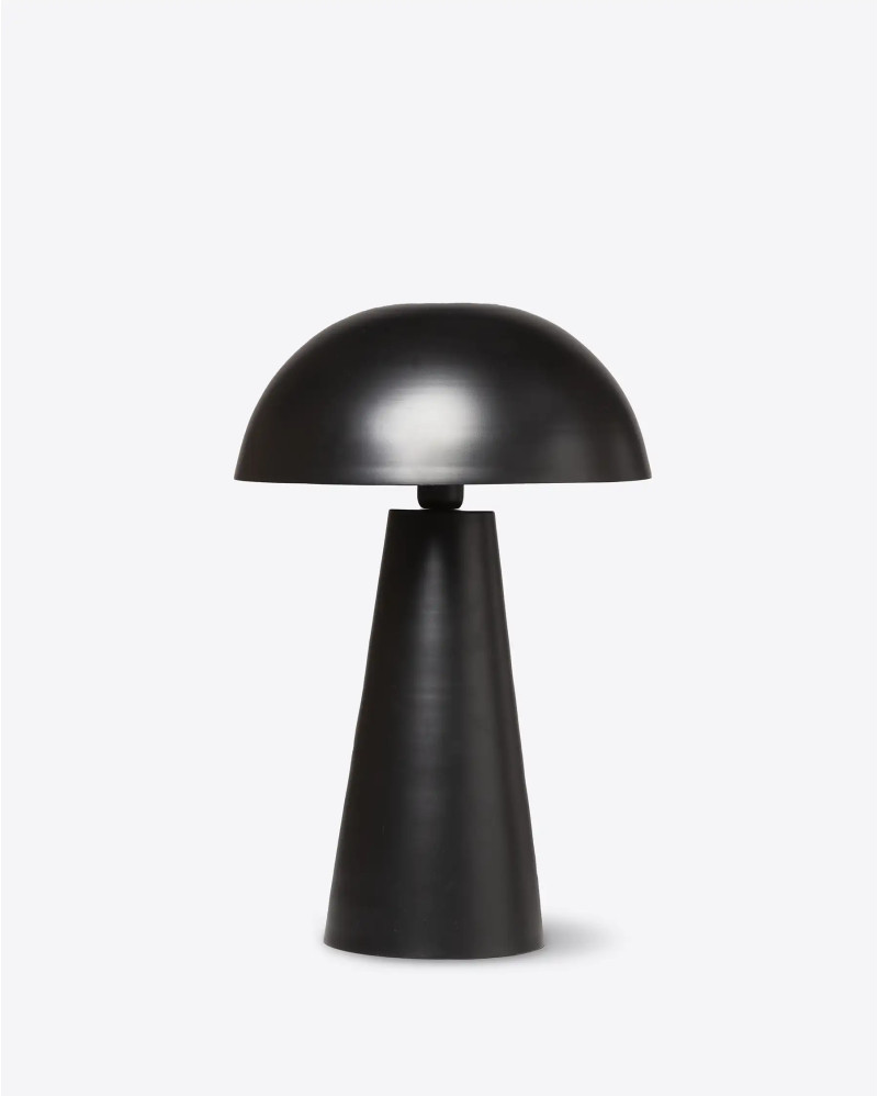 JAMUR table lamp in iron 38 x 38 x 60 cm in matt black colour