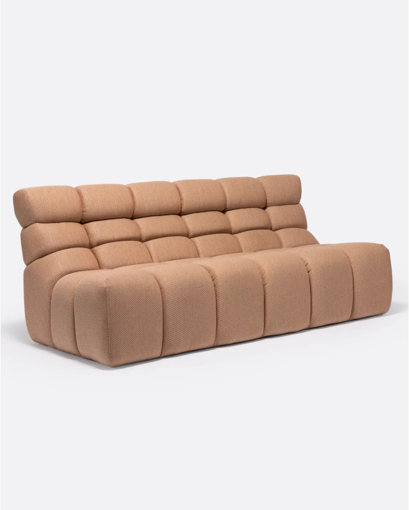 CHOPIN 2/3-seater modular outdoor sofa in recycled olefin 190 x 93 x 78 cm in colour caldera