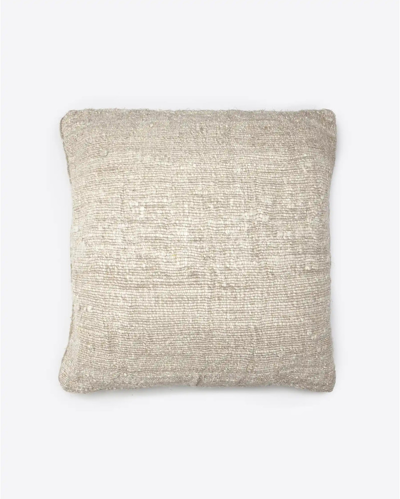 Housse de coussin MANVI en lin 50 x 50 cm