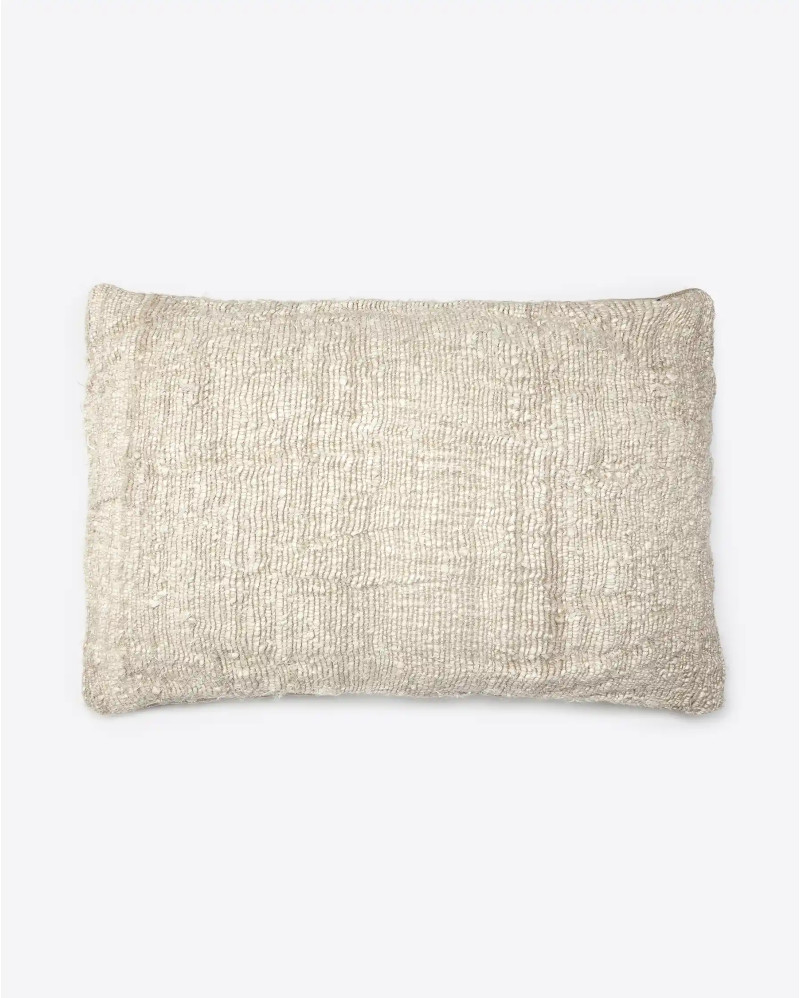 Housse de coussin MANVI en lin 60 x 40 cm