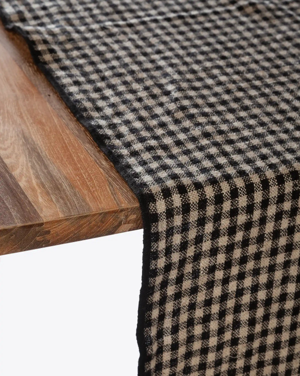 MOGA table runner in linen...