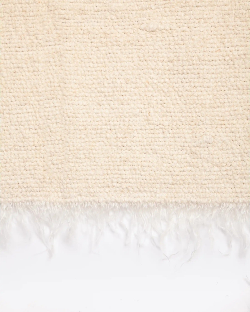 Rideau MYSORE en lin 130 x 280 cm en couleur blanche