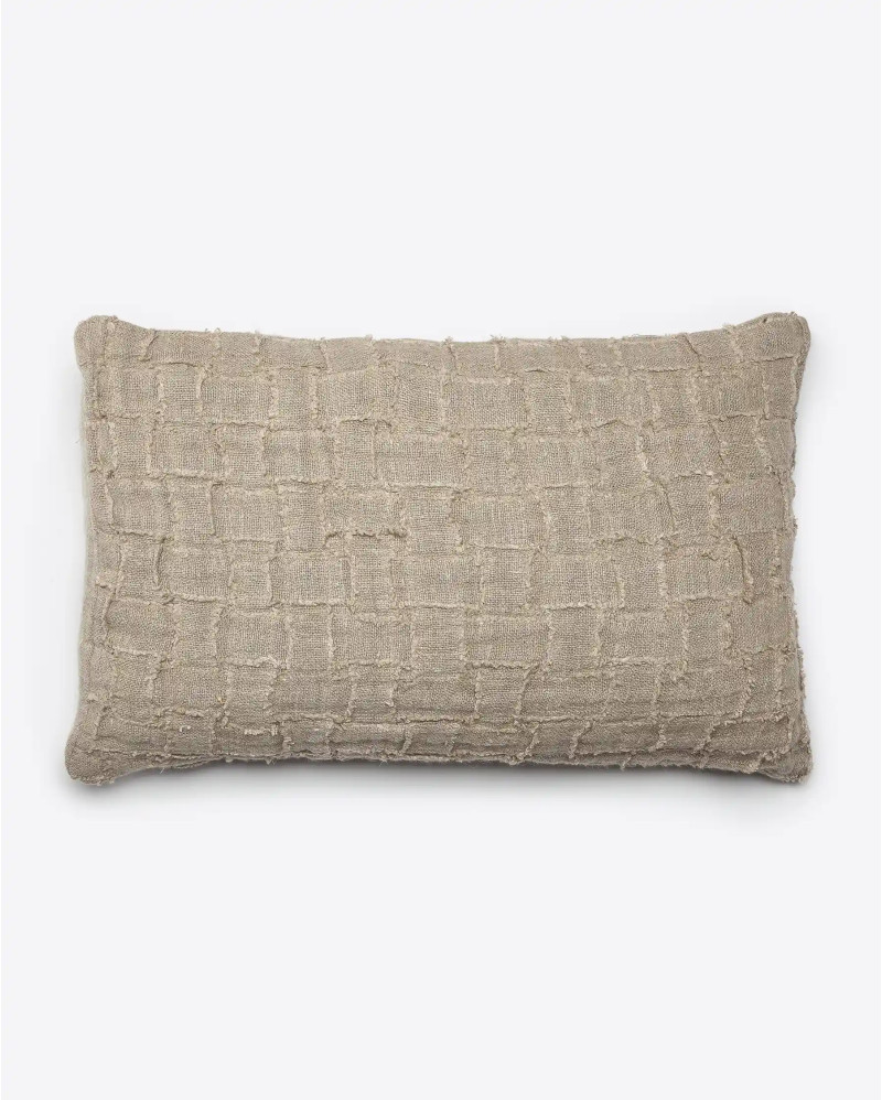 Housse de coussin SUKMA en lin 60 x 40 cm