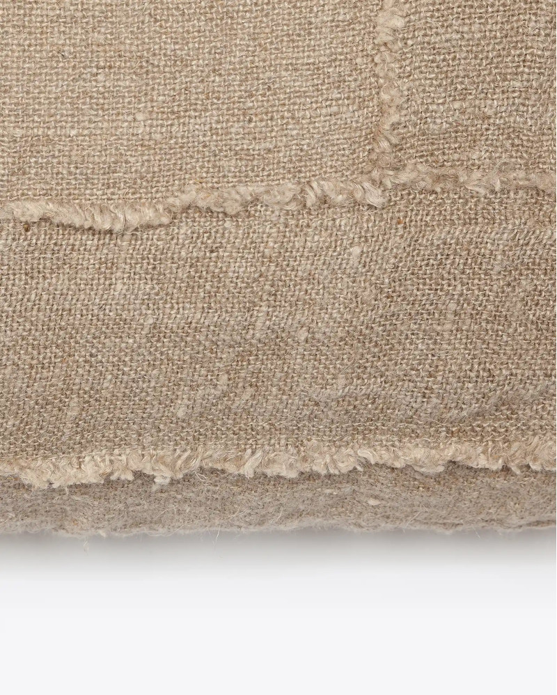 WARORA cushion cover in linen 50 x 50 cm in natural colour