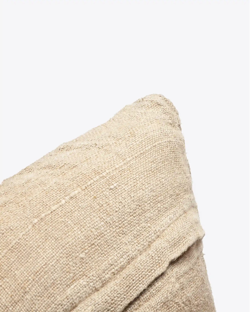 WARORA cushion cover in linen 50 x 50 cm in natural colour