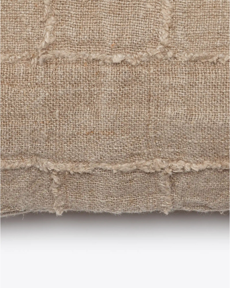 WARORA cushion cover in linen 80 x 35 cm in natural colour