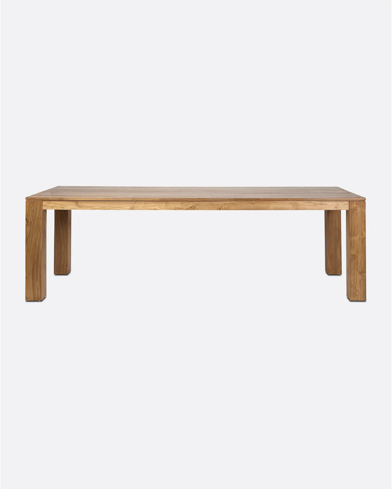 GENESIS dining table in recycled teak wood 300 x 100 x 76 cm