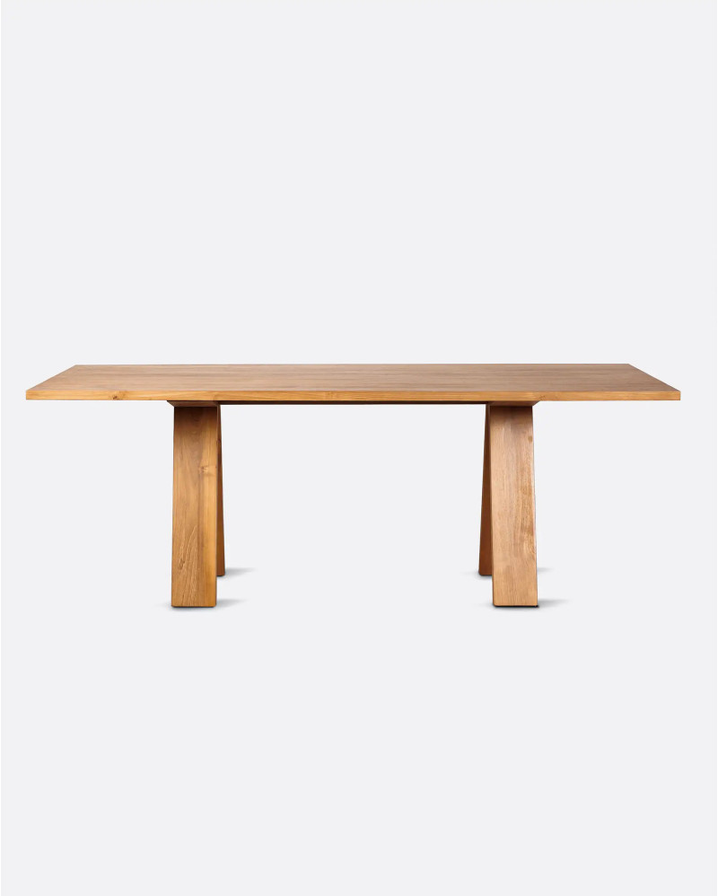 BATU dining table in recycled teak wood 210 x 95 x 76 cm