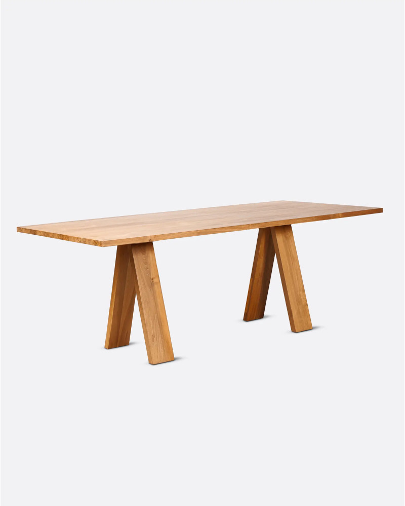 BATU dining table in recycled teak wood 210 x 95 x 76 cm