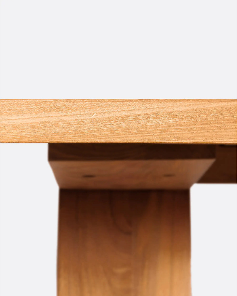 BATU dining table in recycled teak wood 210 x 95 x 76 cm