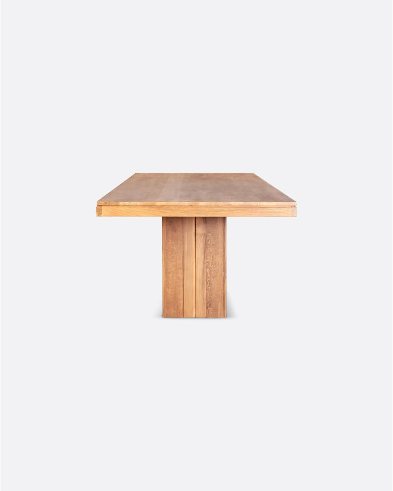 KERBANG dining table in recycled teak wood 240 x 110 x 76 cm