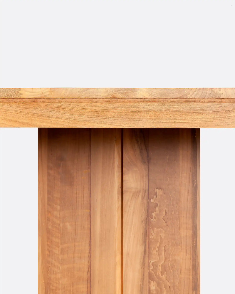 KERBANG dining table in recycled teak wood 240 x 110 x 76 cm