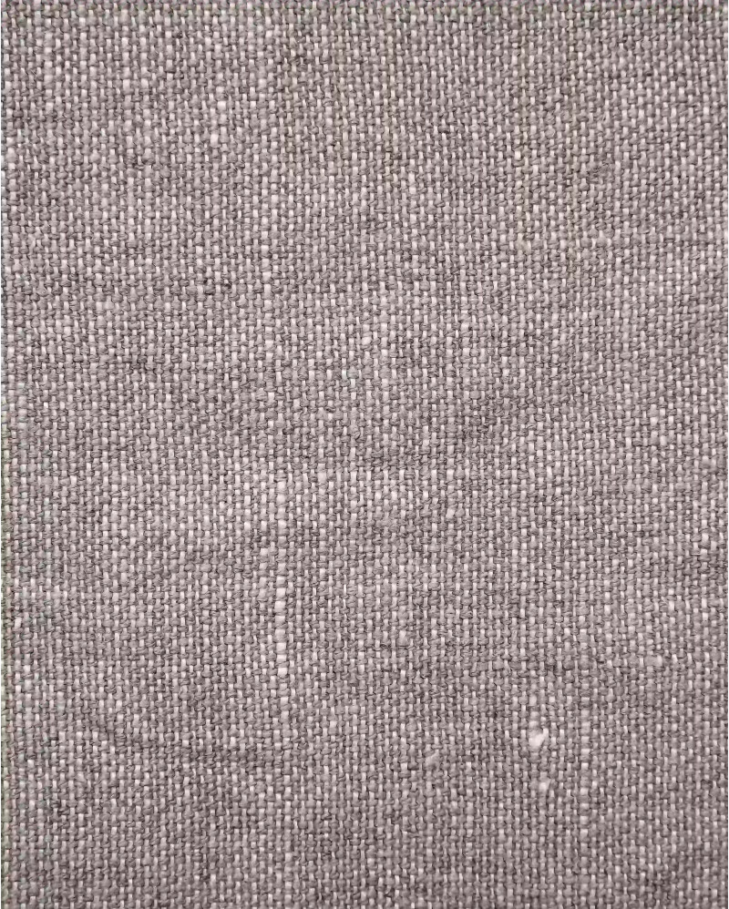 Housse de canapé STROZZI 1 place en lin 120 x 95 x 65 cm en couleur taupe