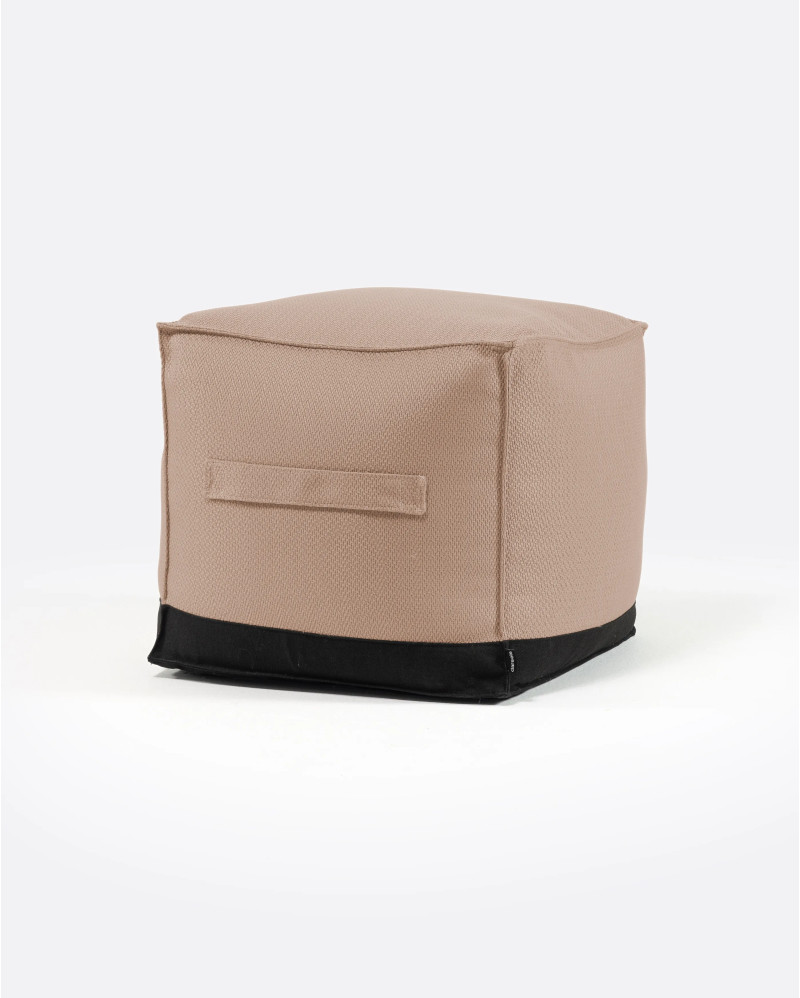 Pouf d'extérieur CACCINI 50 x 50 x 45 cm en couleur caldera