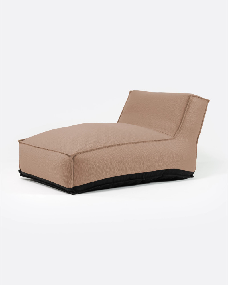 Chaise longue d'extérieur CACCINI 90 x 145 x 80 cm en couleur caldera