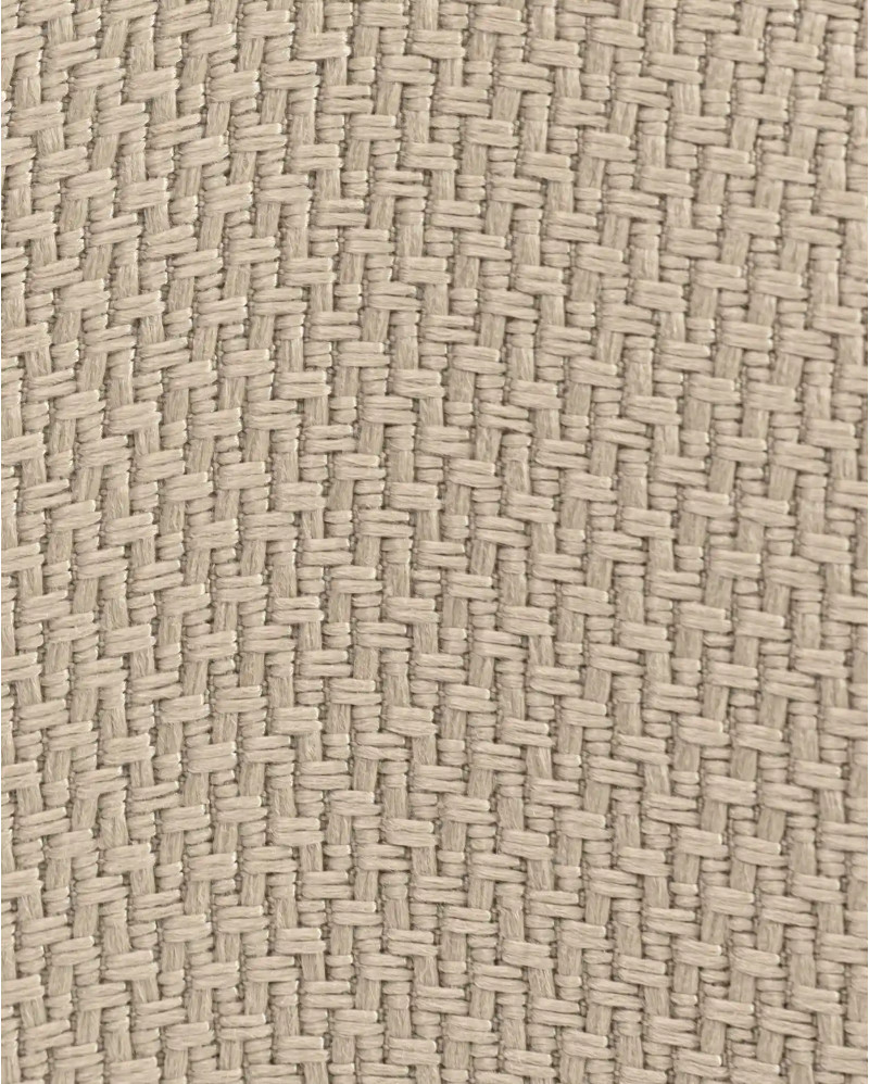 Sofá modular de exterior CHOPIN 1 plaza de olefina reciclada 89 x 93 x 78 cm en color natural