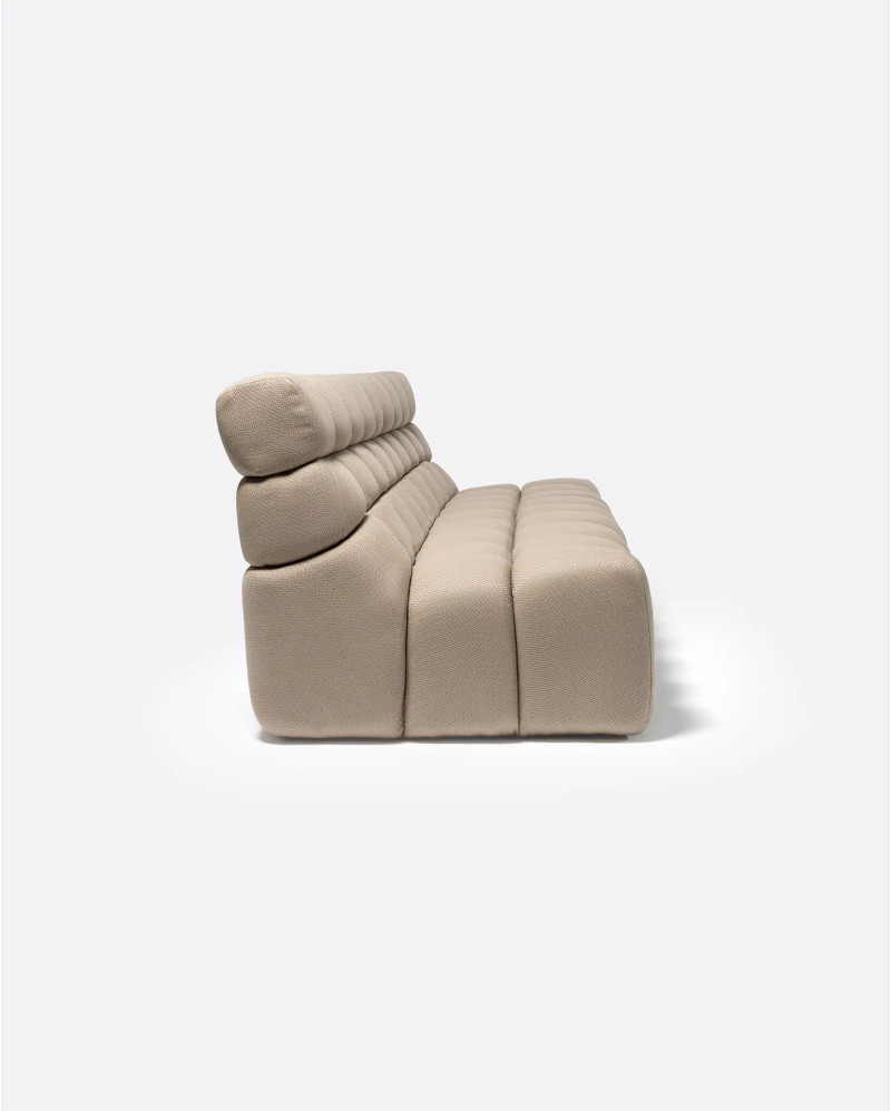 CHOPIN 4-seater modular outdoor sofa in recycled olefin 215 x 93 x 78 cm in natural colour