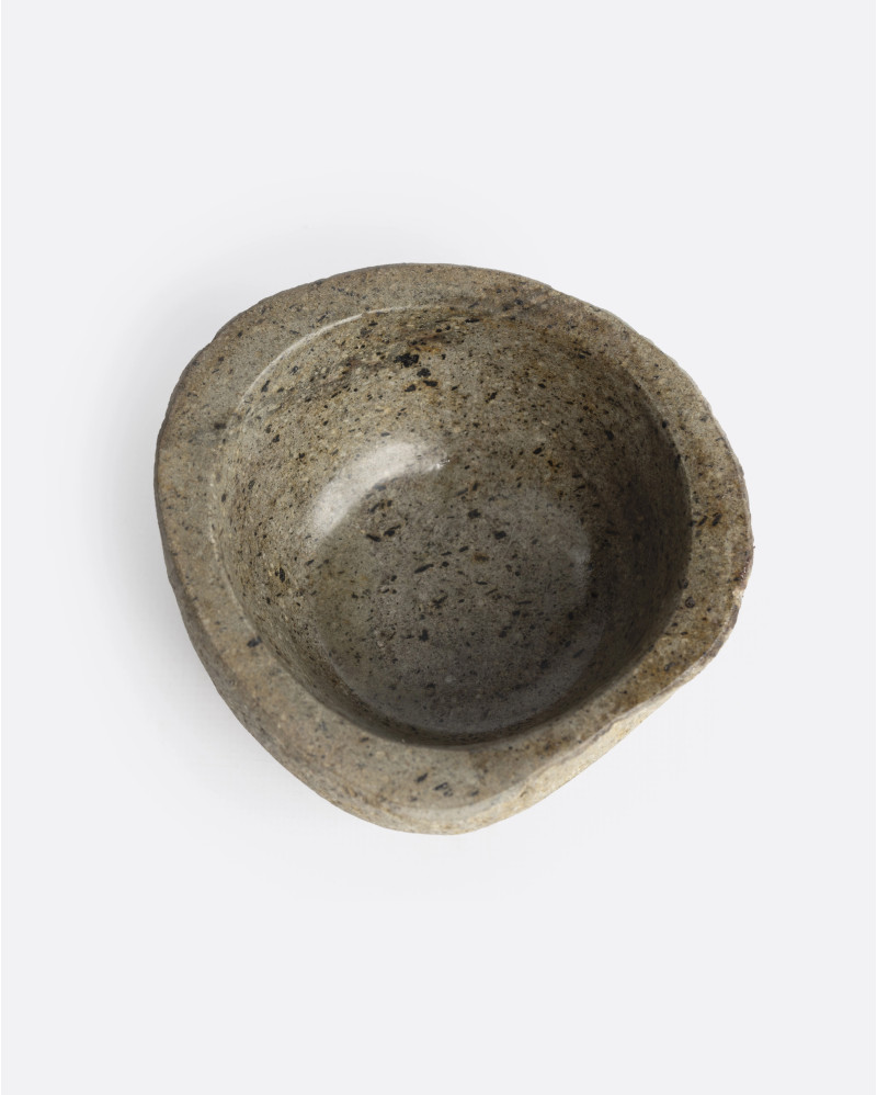 KIMIA S bowl in stone 10 x 9 x 5 cm in natural colour