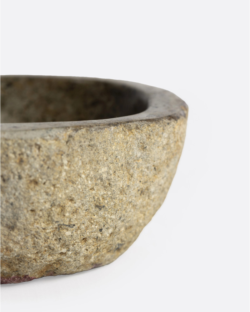 KIMIA S bowl in stone 10 x 9 x 5 cm in natural colour