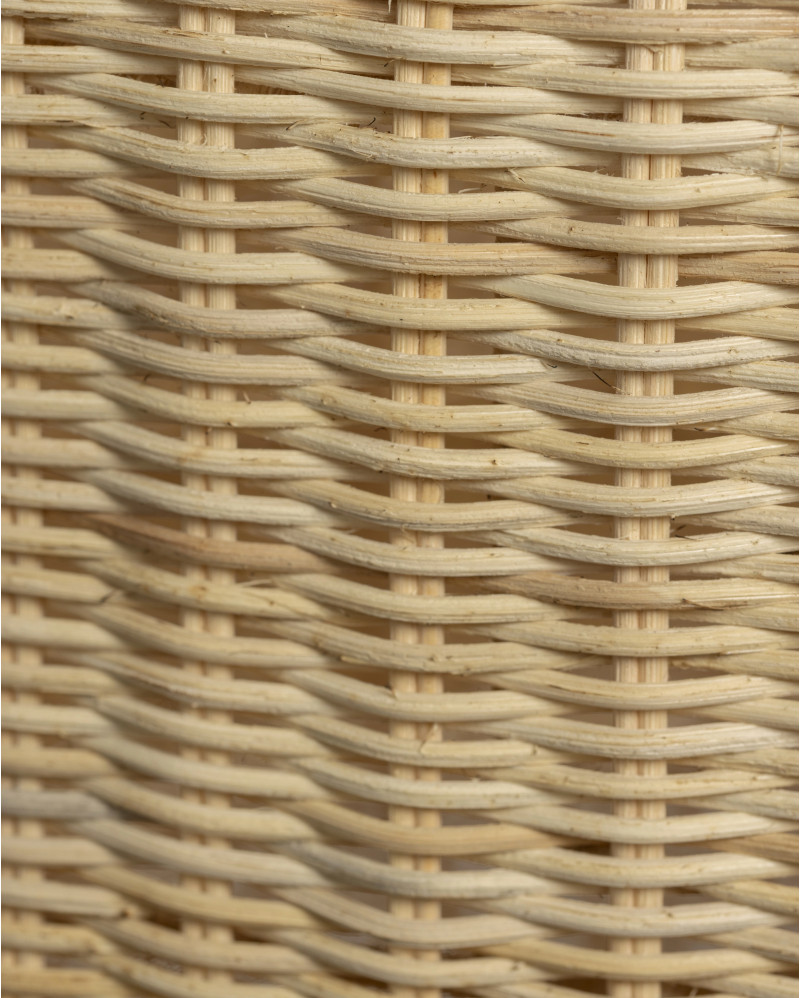 YOBI ceiling lamp in rattan and iron Ø 48 x 42 cm high in natural colour